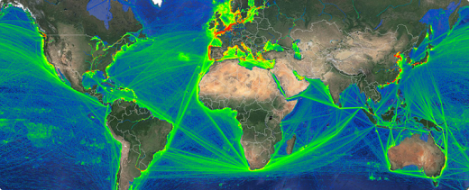 Click to enlarge shipping routes