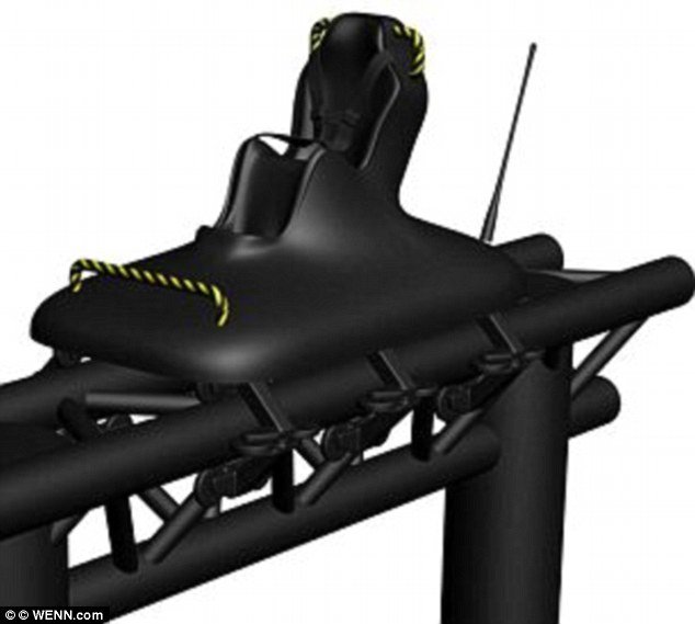 Click to enlarge seat on death coaster