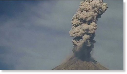 Mexico's Colima volcano,