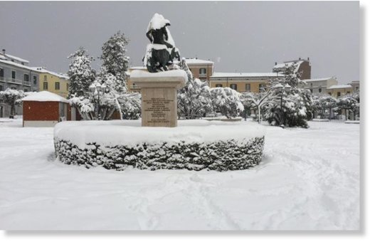 Snow in Italy