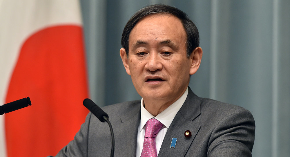 Japanese Chief Cabinet Secretary Yoshihide Suga