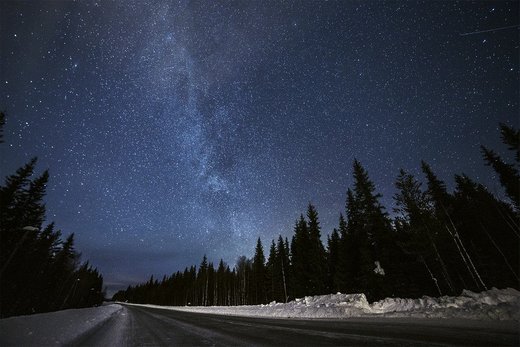 Click to enlarge Winter sky