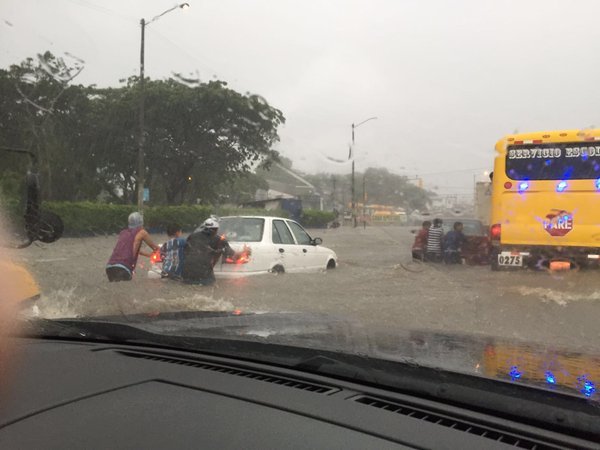 Click to enlarge Floods in Ecuador