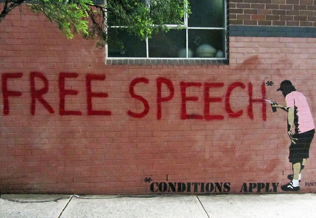 free speech grafitti