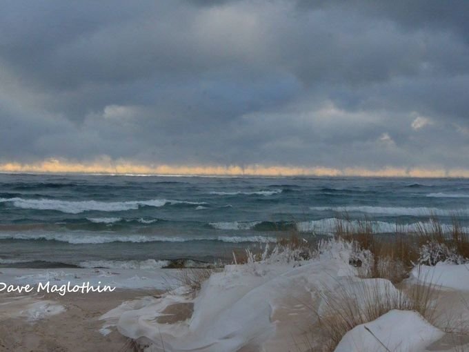 Click to enlarge Lake Michigan waterspouts