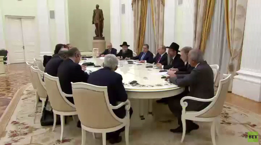 Jewish Congress meeting Putin
