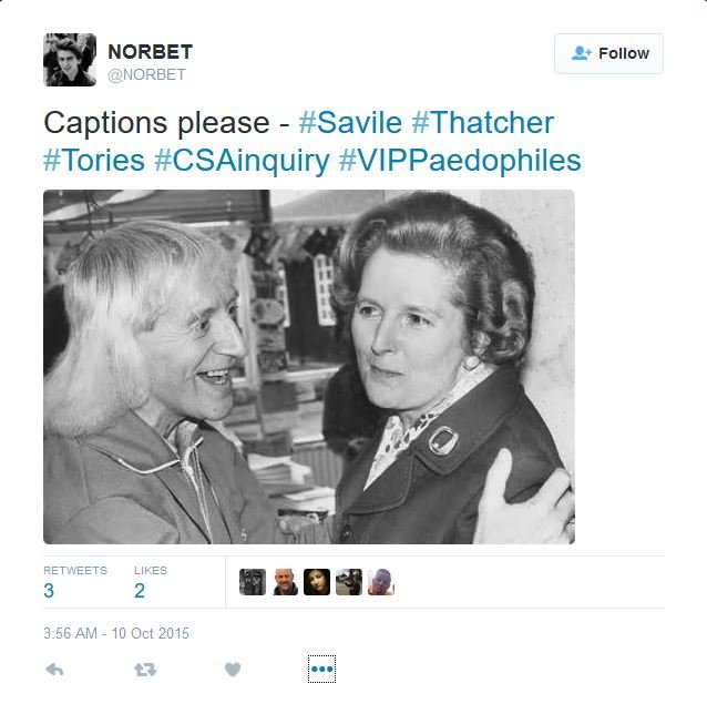 Savile and Thatcher