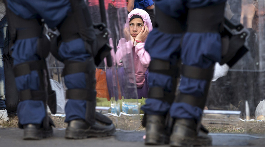 Detained refugee