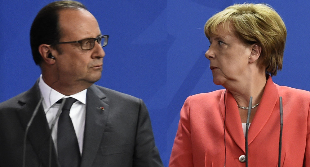 Hollande and Merkel