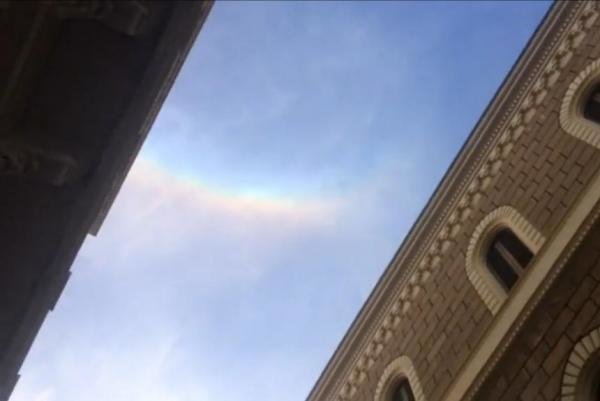 'Fire rainbow' caught on camera