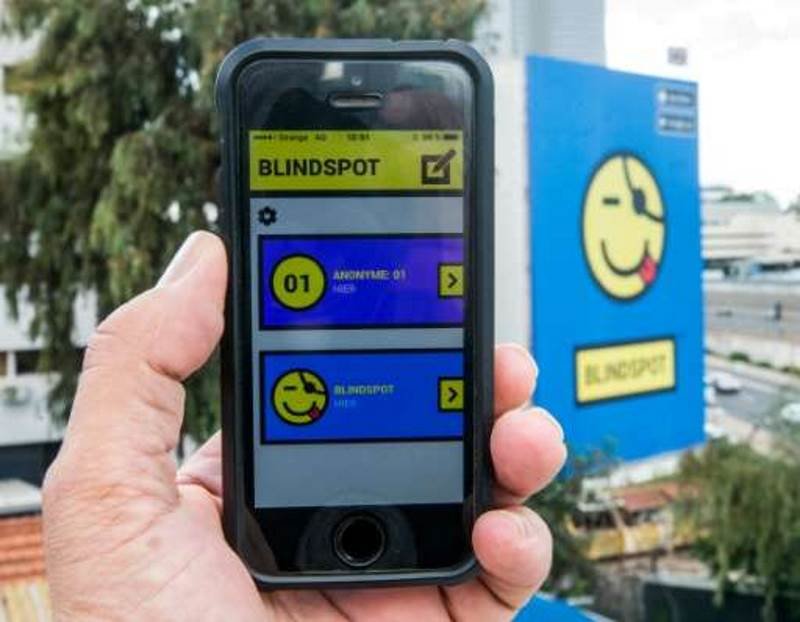 anonymous messages blindspot app