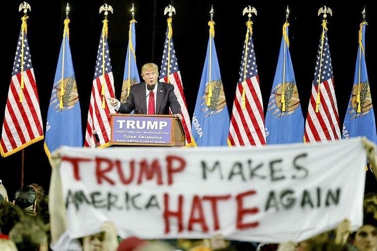 Trump, protest