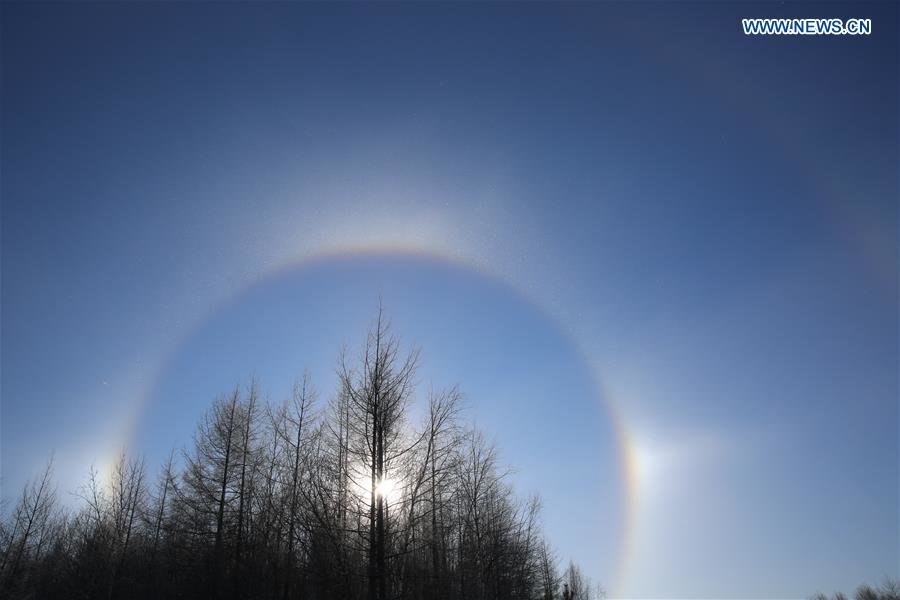 Mongola sun halo