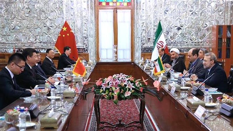meeting Iran China