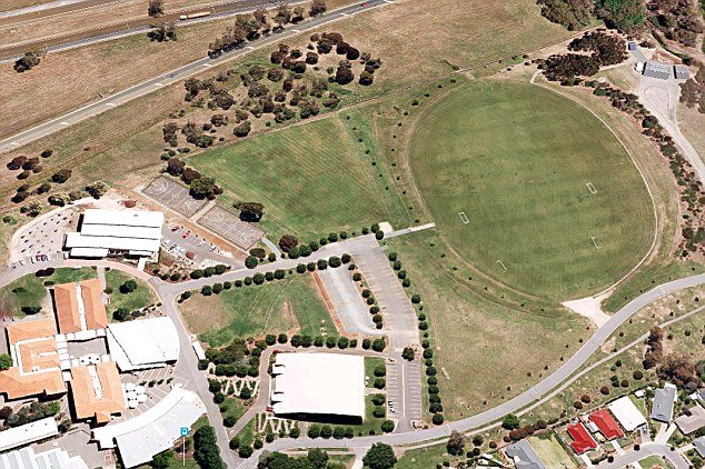 Click to enlarge The camp at at Cornerstone College oval