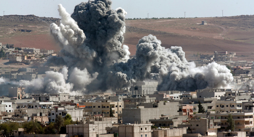 US bombs dropped on middle east