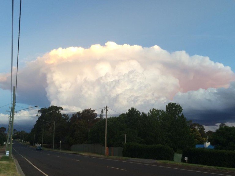 Toowoomba storm clouds