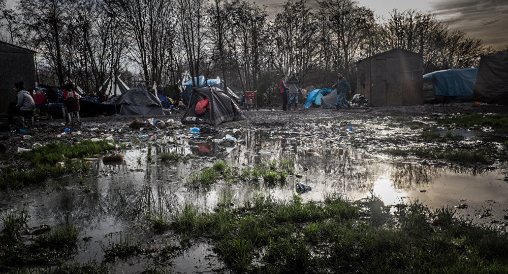 Click to enlarge refugee camp