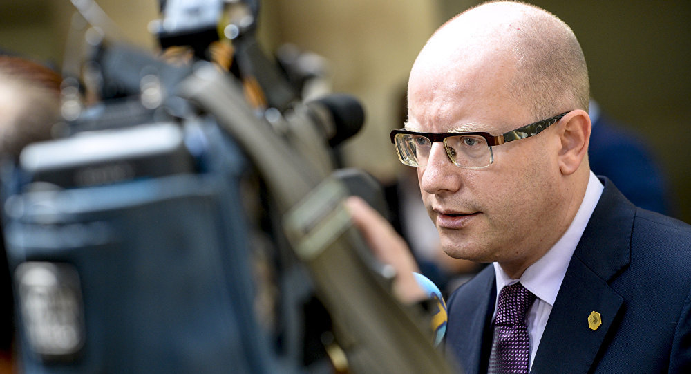 Czech Prime Minister Bohuslav Sobotka