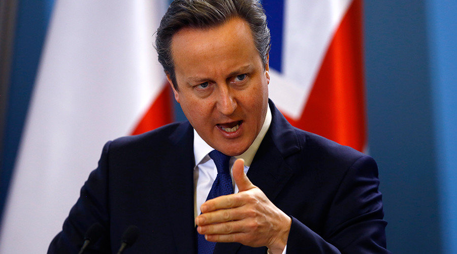 Britain's Prime Minister David Cameron 