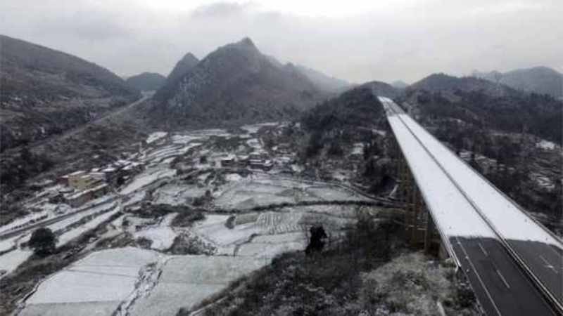 Click to enlarge Heavy snow in Taiwan