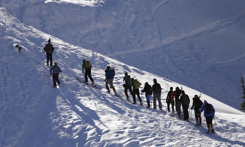 Click to enlarge avalanche awareness field trip