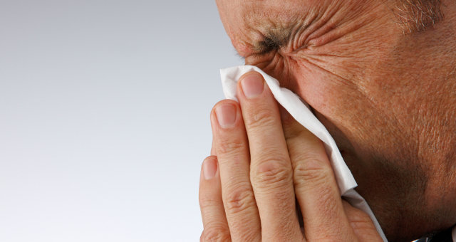 Click to enlarge blowing nose