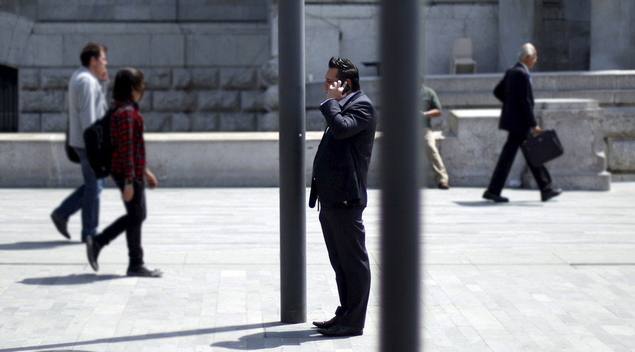 man on cellphone