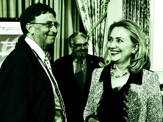 Vaccine lovers: Hillary & Bill . . . Gates