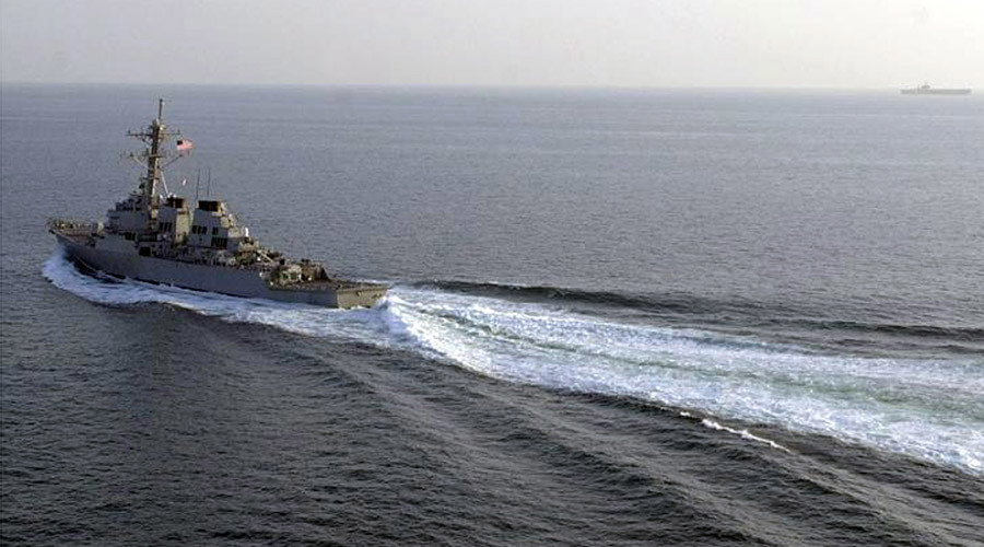 Click to enlarge The USS Curtis Wilbur