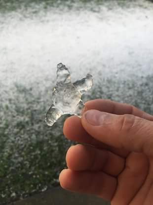 Spiky hailstone