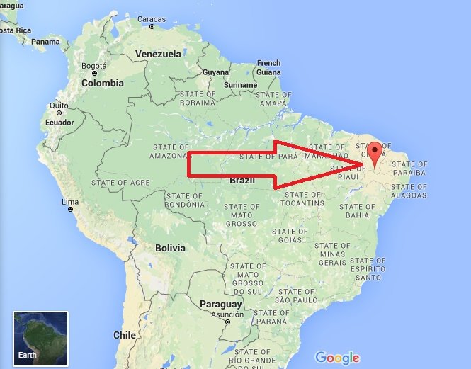 Click to enlarge Juazeiro, Brazil — the location where genetically-modified mosquitoes were first released into the wild.