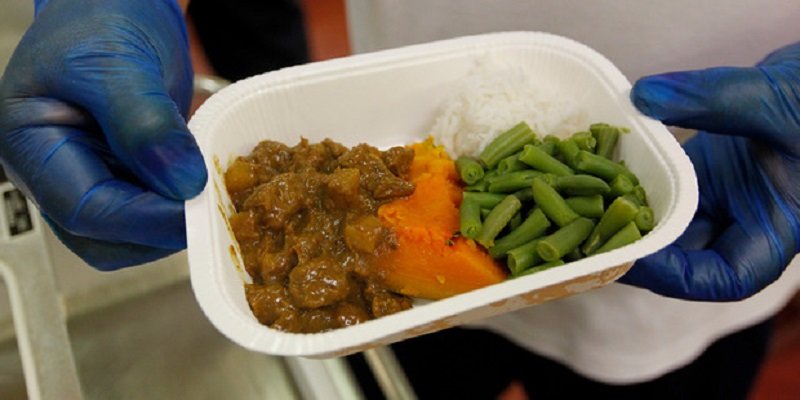 Click to enlarge Meals on wheels dinner