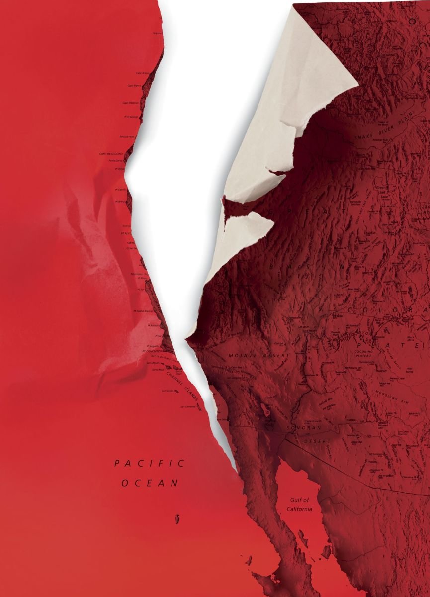 Click to enlarge Cascadia subduction zone