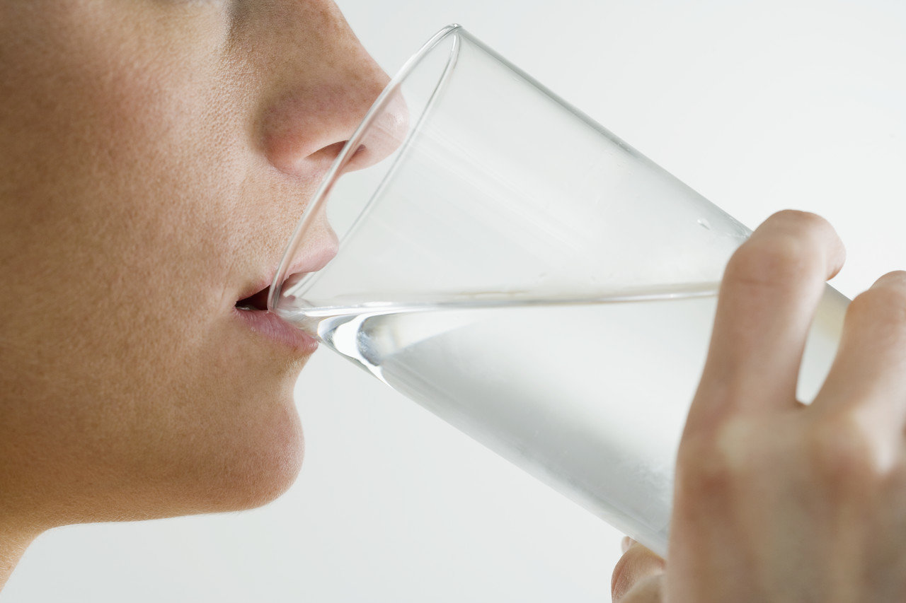 Click to enlarge drinking water, dehydration