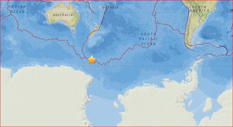 Earthquake map