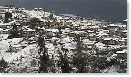 Snow in Arunachal Pradesh 