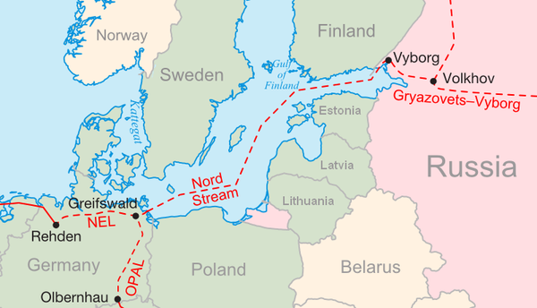 Click to enlarge Nord Stream-2 pipeline