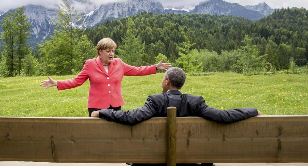 Obama Merkel Germany
