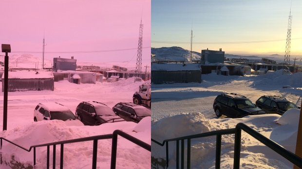 Click to enlarge pink sky canada