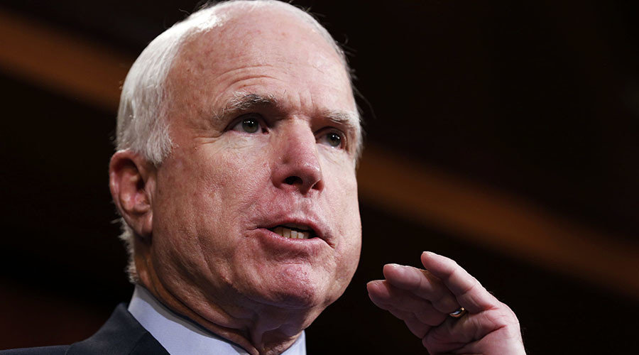 Click to enlarge U.S. Senator John McCain