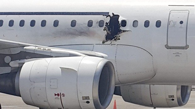 hole in plane