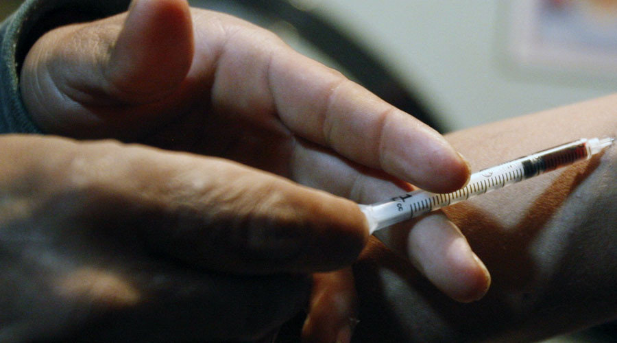 heroin injection
