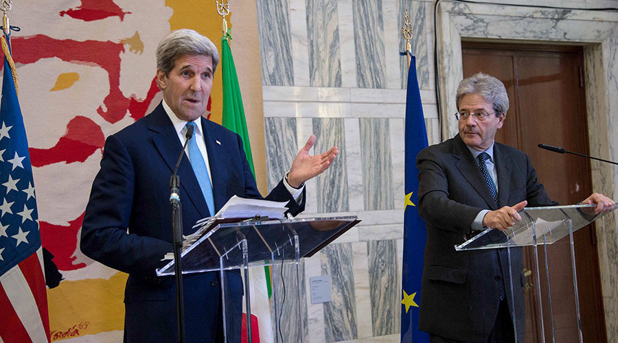 US Secretary of State John Kerry’s visit to Italy