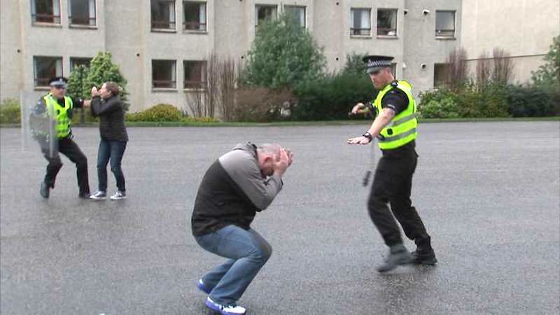 Click to enlarge Scottish cops