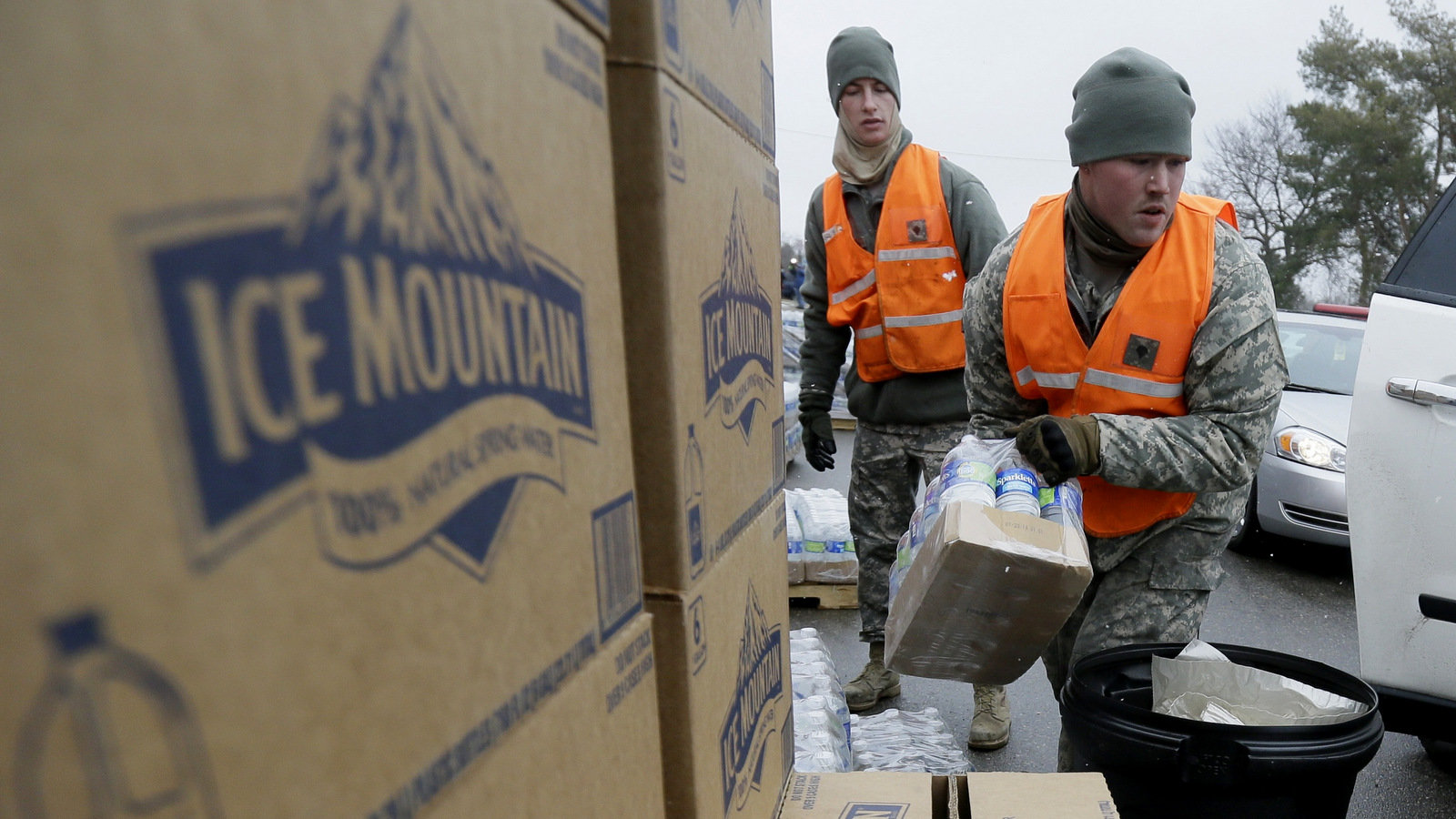Click to enlarge water delivery
