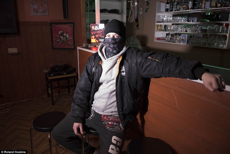 Soldiers of Odin leader in Kemi, Finland