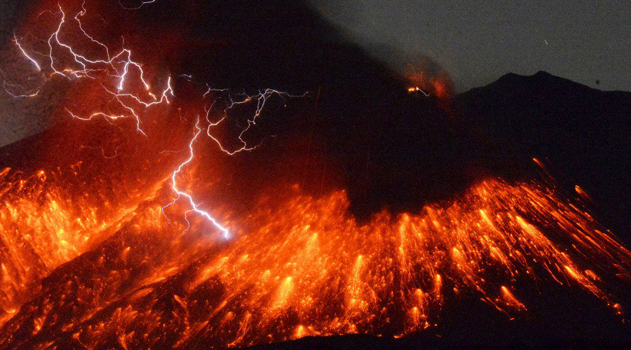 Click to enlarge Japan’s Sakurajima volcano