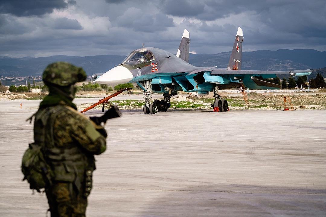 Click to enlarge Russian jet in Syria