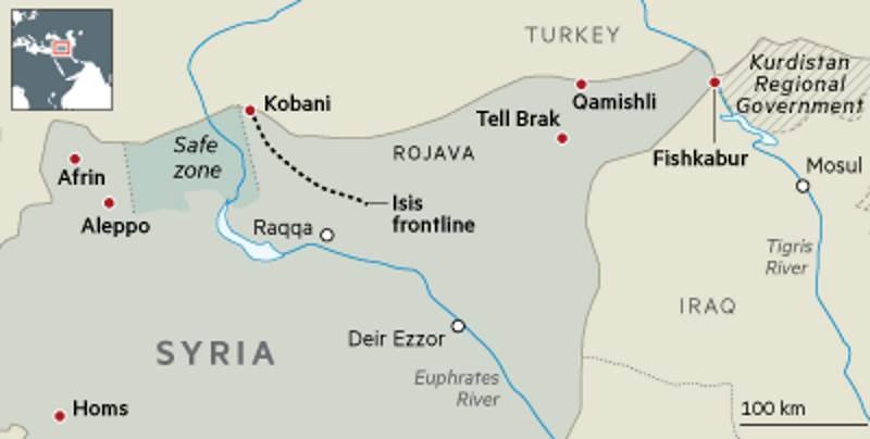 Click to enlarge kurds syria turkey